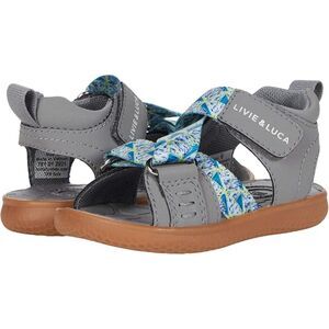 Livie & Luca Ziggy Gray Shoes SANDALS Kids Boys Size 10 New
